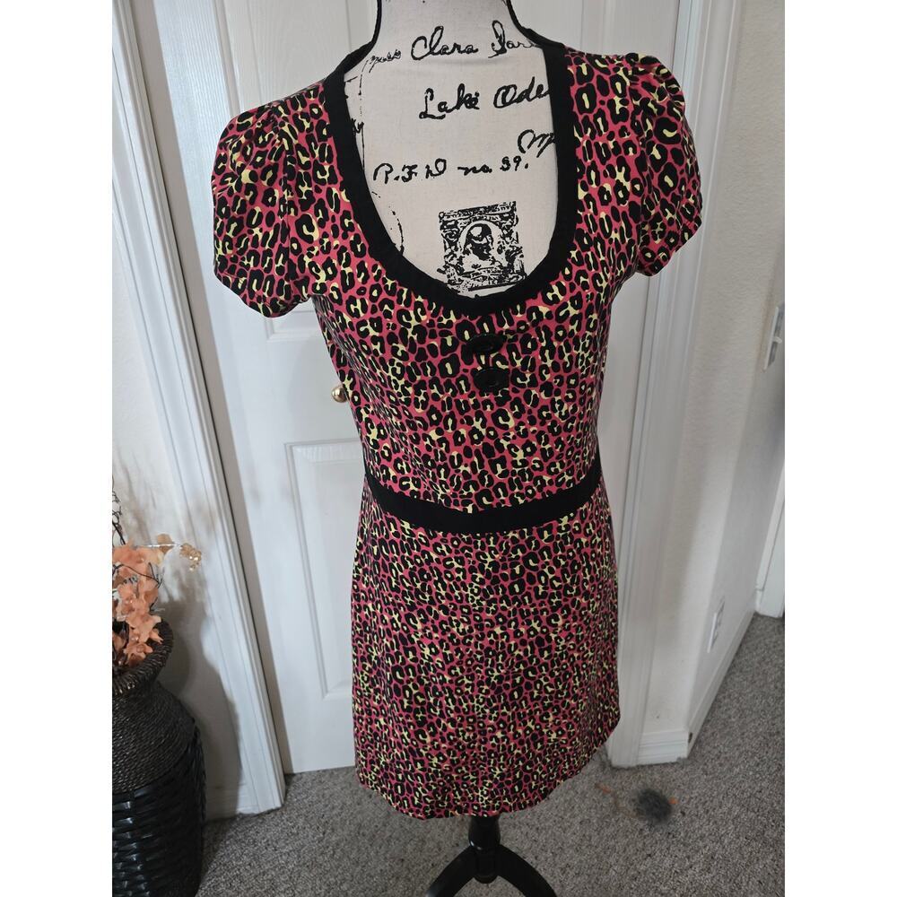 Sourpuss Animal Print Dress Size L NWOT